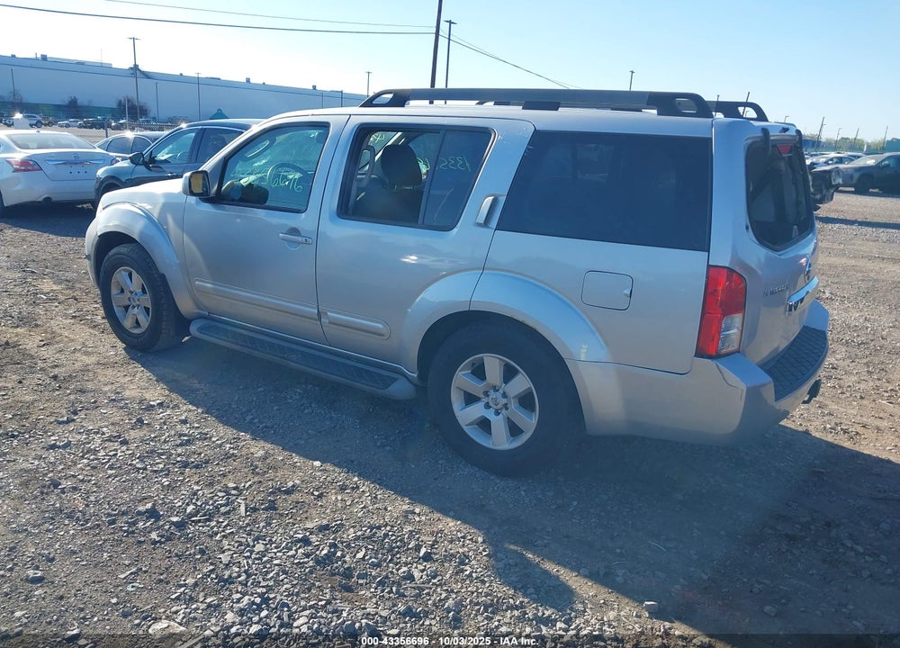 2011 NISSAN PATHFINDER VIN: 5N1AR1NB2BC616869