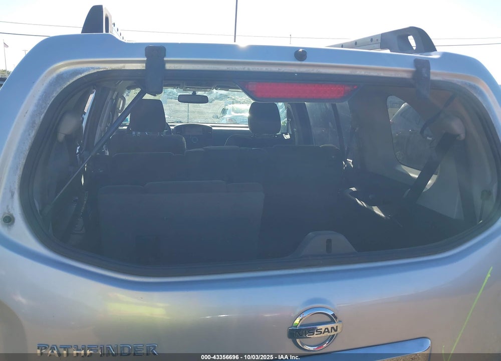 2011 NISSAN PATHFINDER VIN: 5N1AR1NB2BC616869