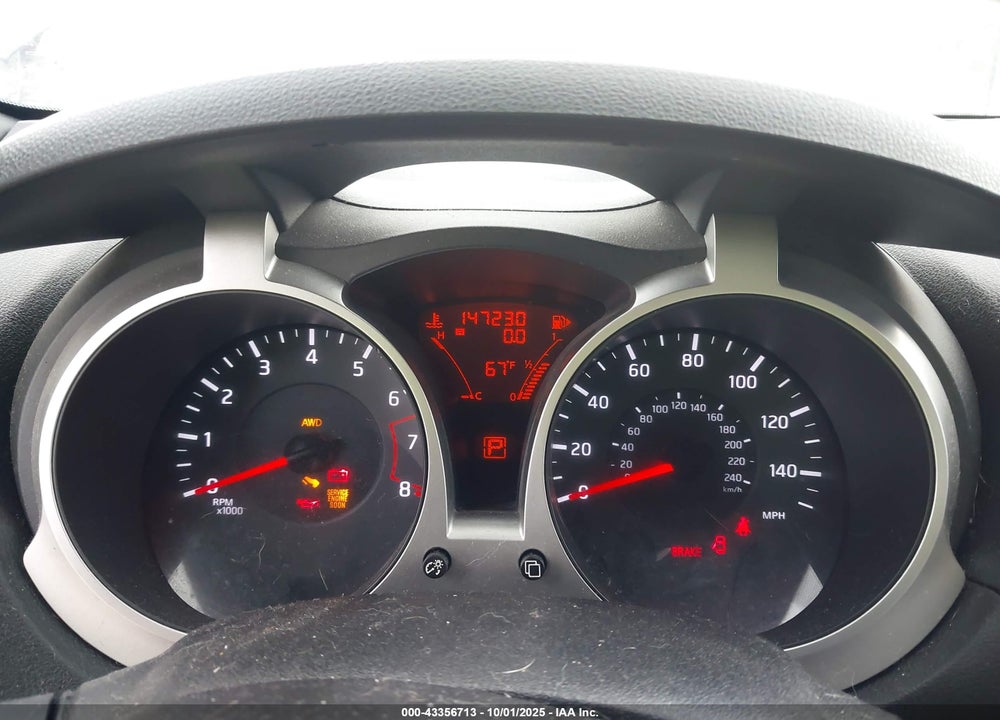 2012 NISSAN JUKE VIN: JN8AF5MVXCT112608