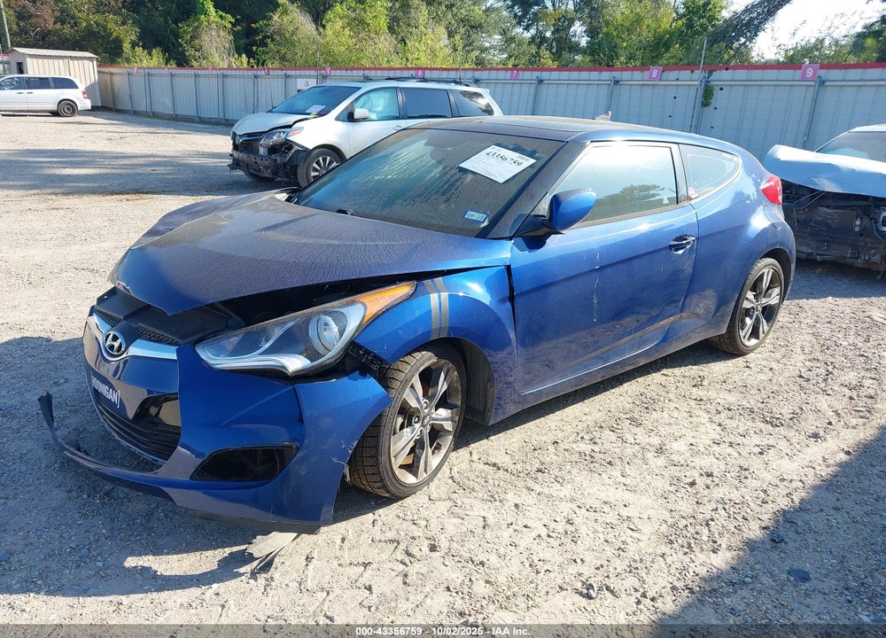 2017 HYUNDAI VELOSTER VIN: KMHTC6AD8HU320272
