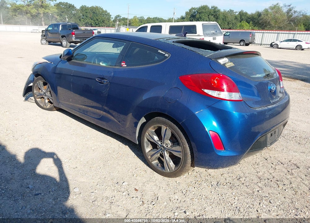 2017 HYUNDAI VELOSTER VIN: KMHTC6AD8HU320272