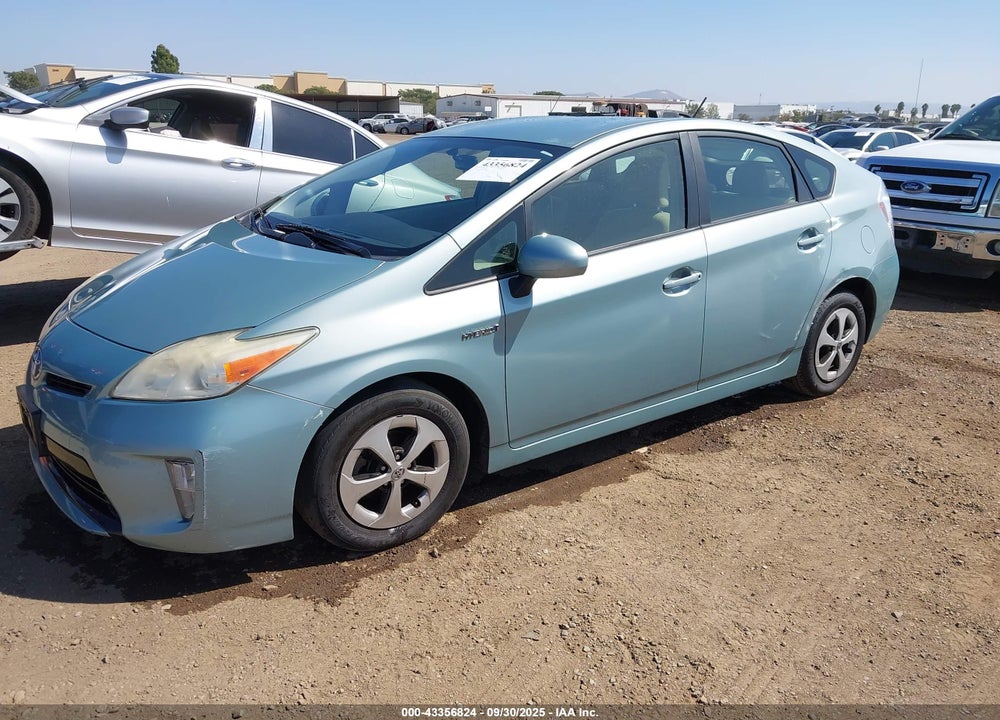 2013 TOYOTA PRIUS TWO VIN: JTDKN3DUXD1618600