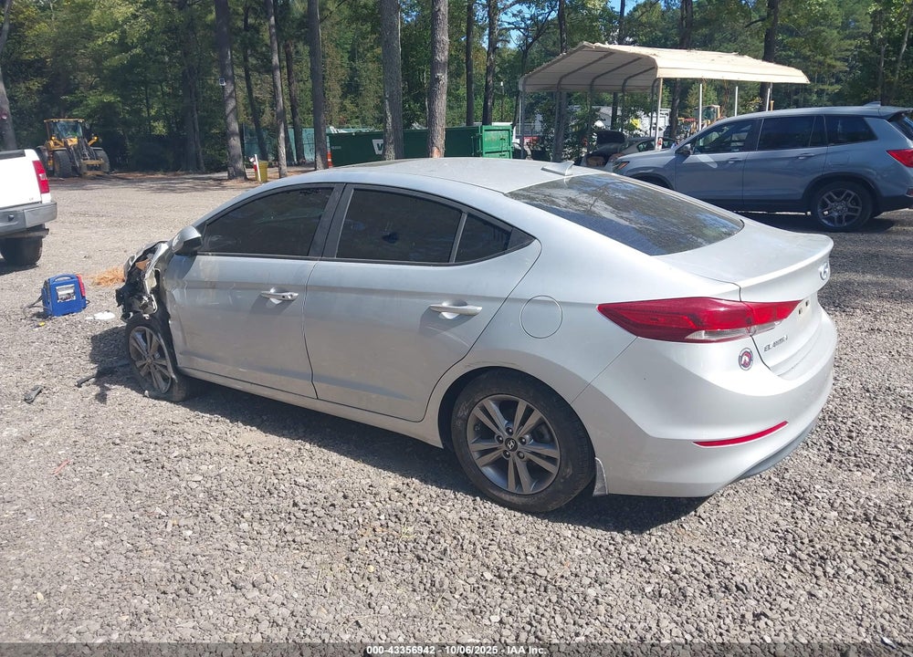 2018 HYUNDAI ELANTRA VIN: KMHD84LF7JU591659