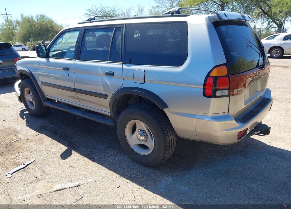 2000 MITSUBISHI MONTERO SPORT VIN: JA4MT31H9YP809525