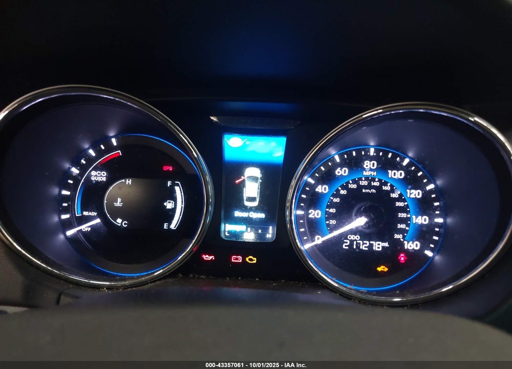 2013 HYUNDAI SONATA HYBRID VIN: KMHEC4A49DA071277