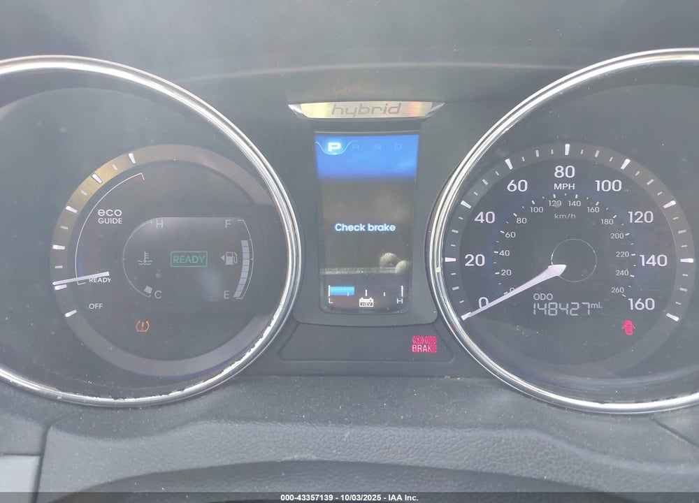 2013 HYUNDAI SONATA HYBRID VIN: KMHEC4A43DA092514
