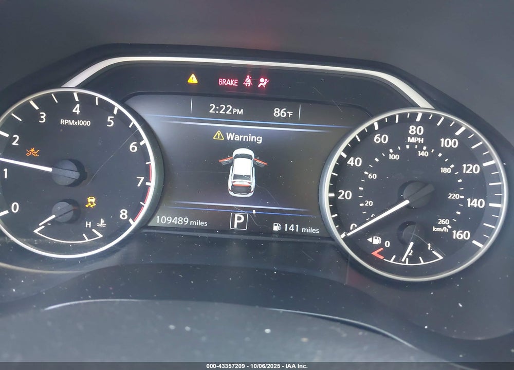 2017 NISSAN MAXIMA VIN: 1N4AA6AP5HC447861