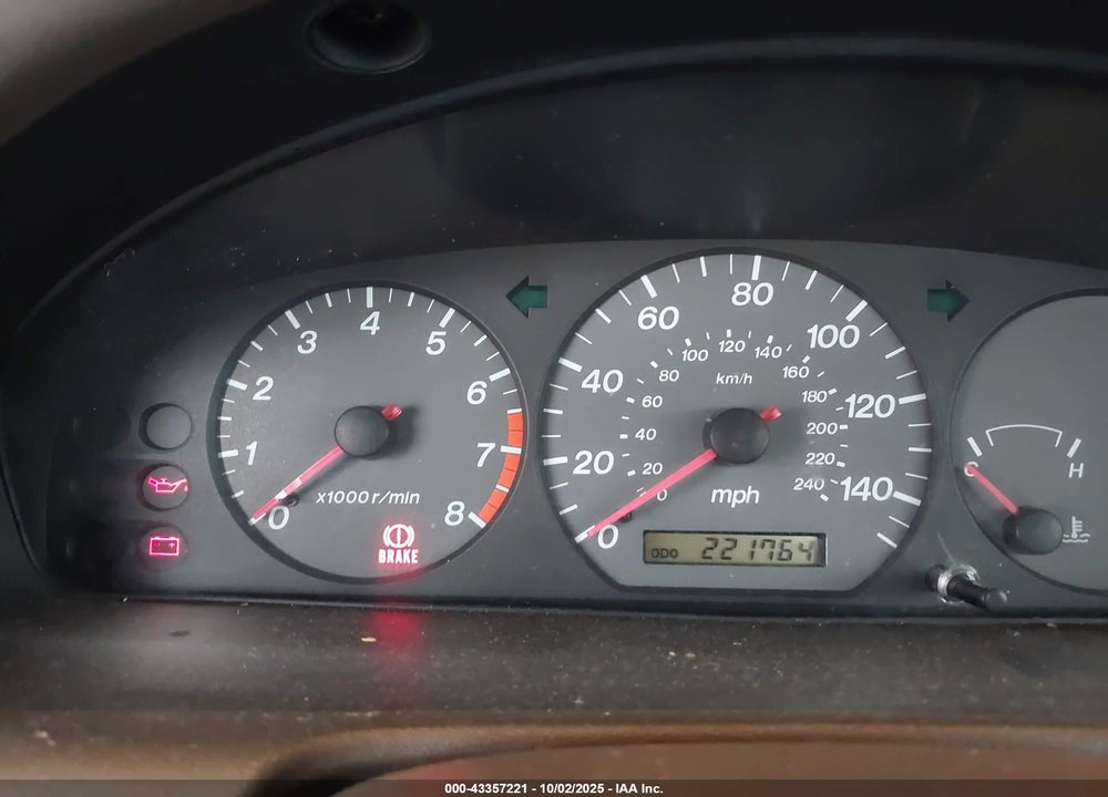 2002 MAZDA 626 LX VIN: 1YVGF22C525269384