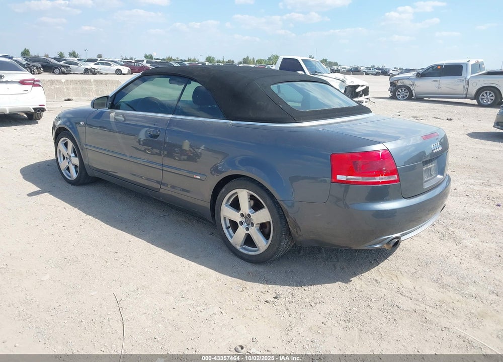 2007 AUDI A4 VIN: WAUEF48H17K031520