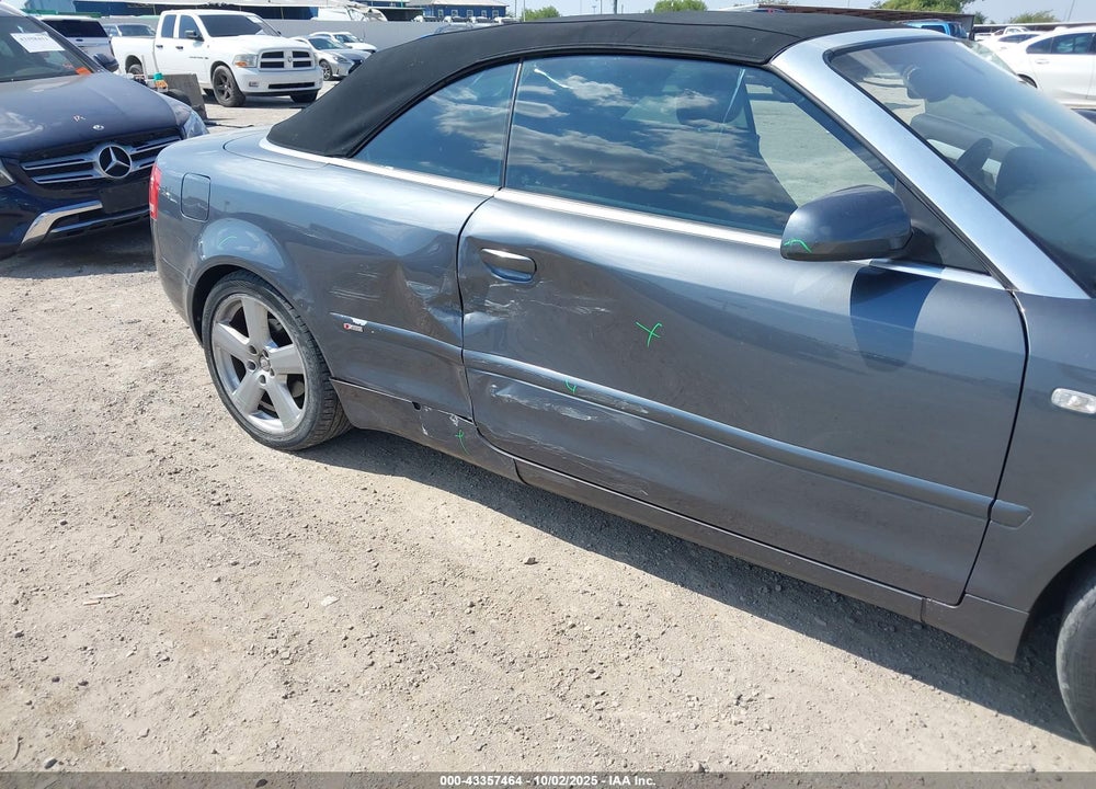 2007 AUDI A4 VIN: WAUEF48H17K031520