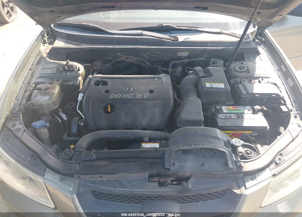 2008 HYUNDAI SONATA VIN: 5NPET46C18H400735