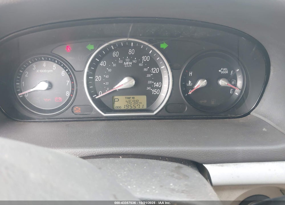 2008 HYUNDAI SONATA VIN: 5NPET46C18H400735