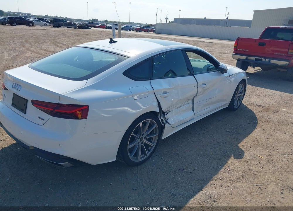 2025 AUDI A5 SPORTBACK PREMIUM 45 TFSI S LINE QUATTRO S TRONIC VIN: WAUDACF53SA004816