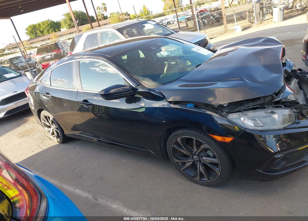 2019 HONDA CIVIC SPORT VIN: 2HGFC2F87KH584987