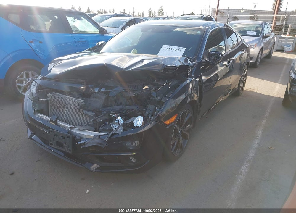 2019 HONDA CIVIC SPORT VIN: 2HGFC2F87KH584987