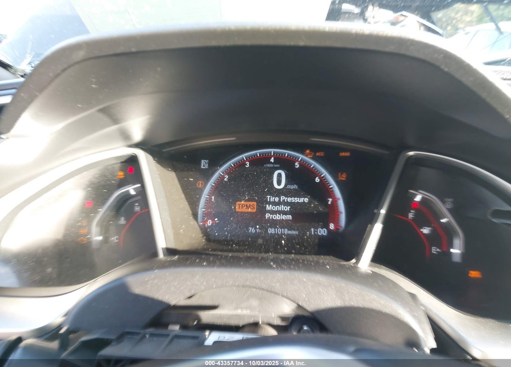 2019 HONDA CIVIC SPORT VIN: 2HGFC2F87KH584987