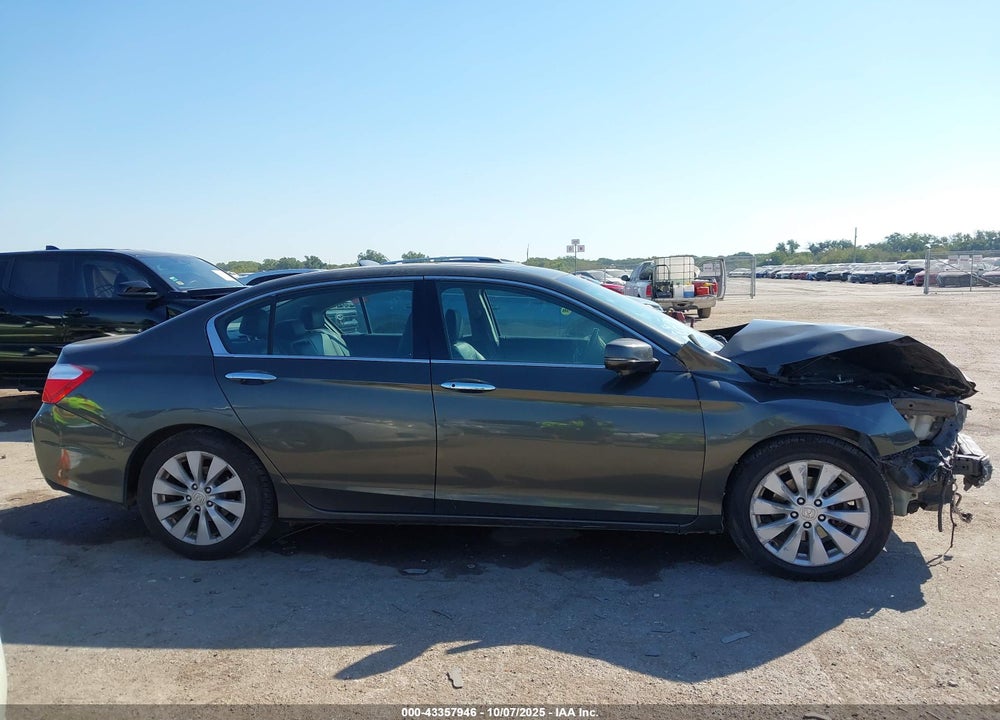 2013 HONDA ACCORD EX-L V-6 VIN: 1HGCR3F86DA022474