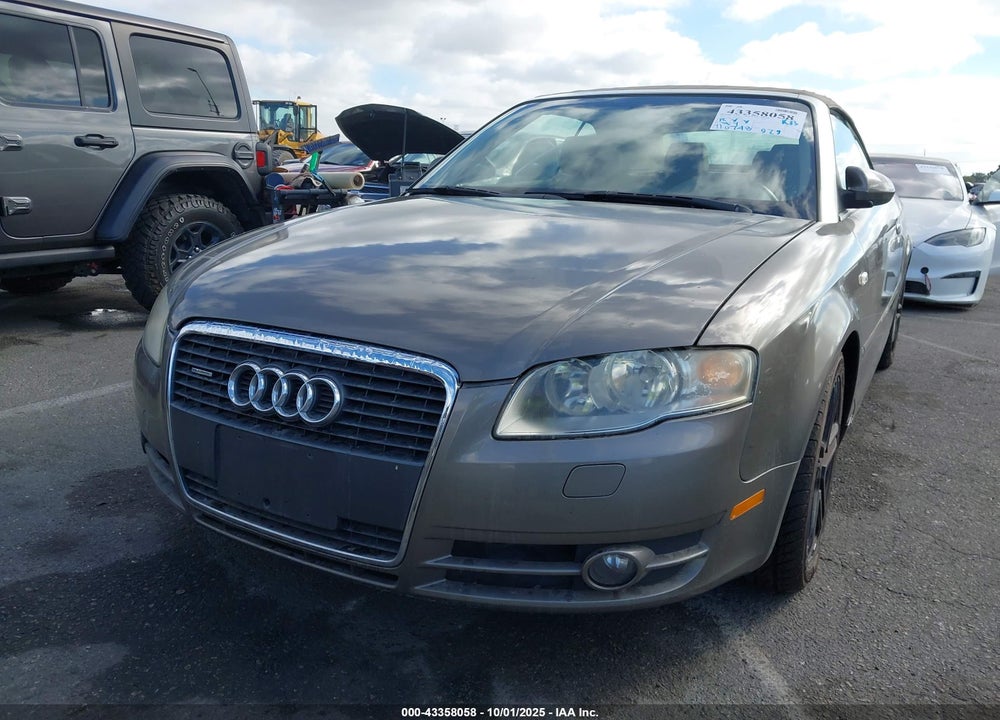 2007 AUDI A4 2.0T VIN: WAUDF48H67K032416