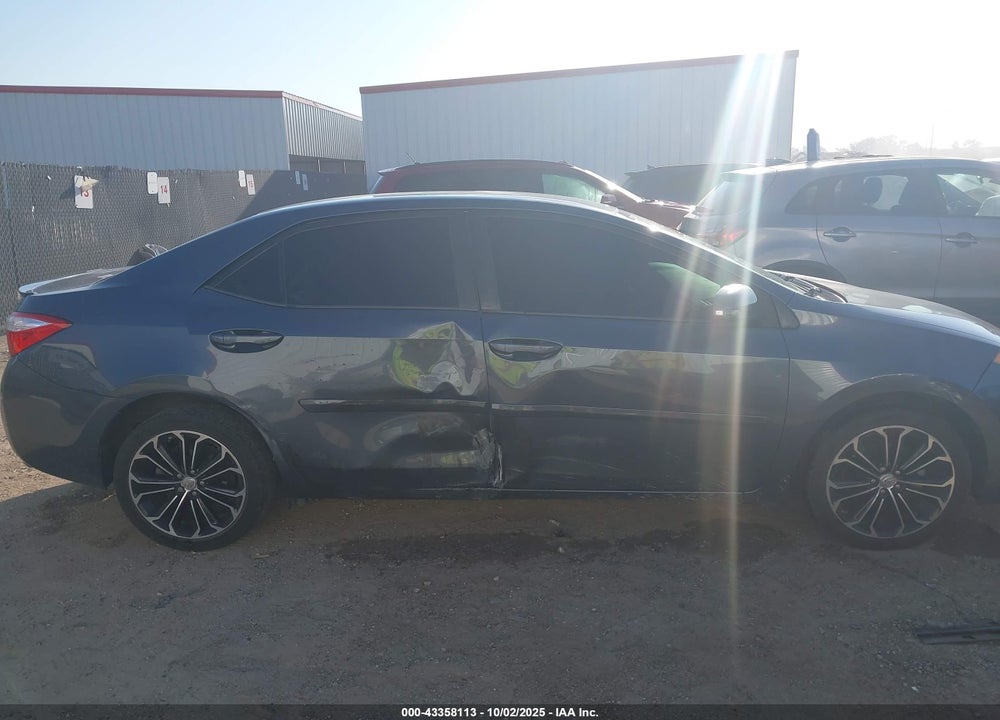 2015 TOYOTA COROLLA S PLUS VIN: 2T1BURHE6FC316793