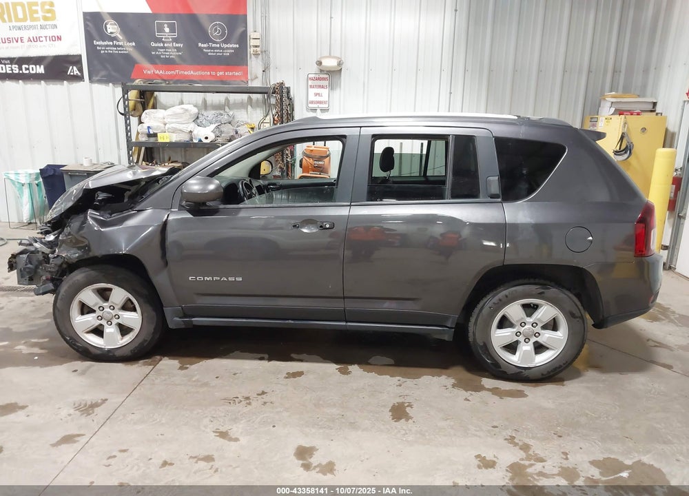 2017 JEEP COMPASS LATITUDE FWD VIN: 1C4NJCEB9HD198161