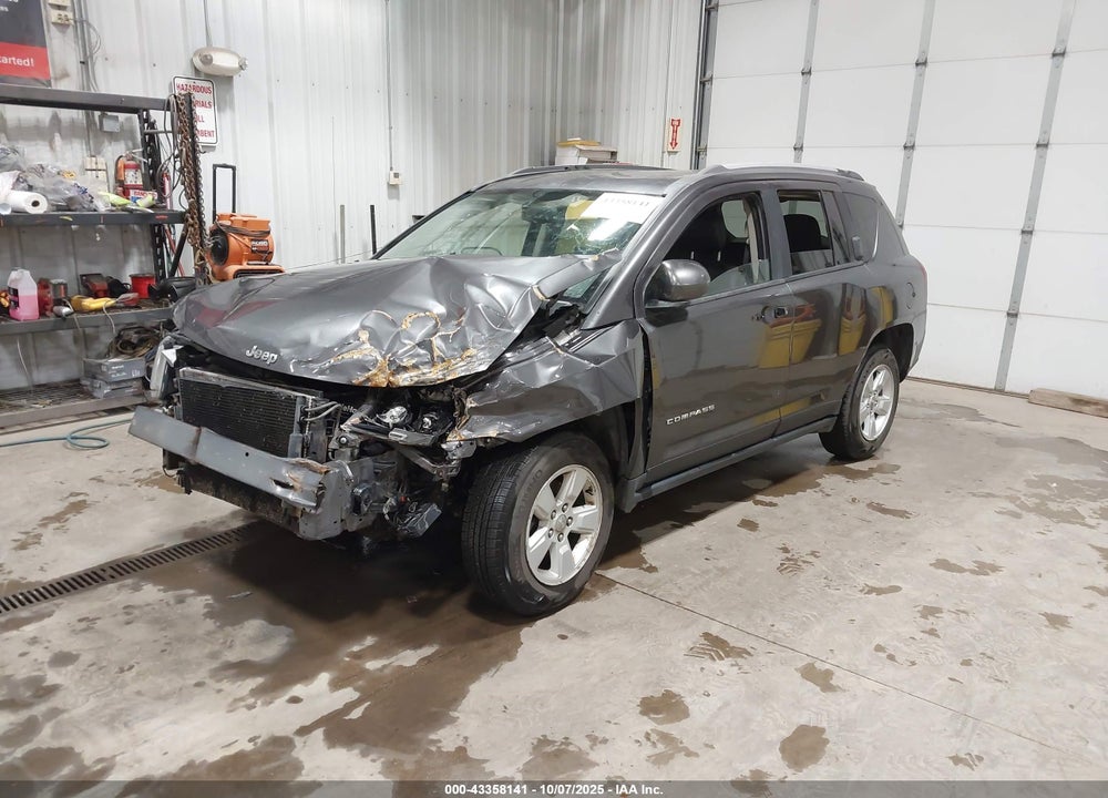 2017 JEEP COMPASS LATITUDE FWD VIN: 1C4NJCEB9HD198161