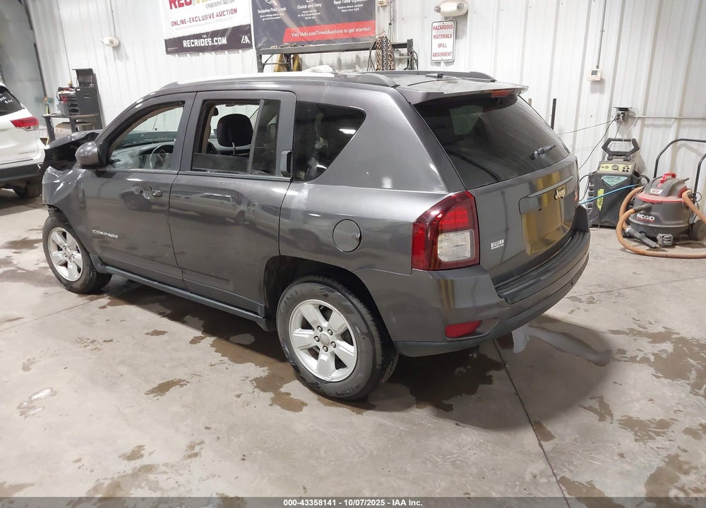 2017 JEEP COMPASS LATITUDE FWD VIN: 1C4NJCEB9HD198161