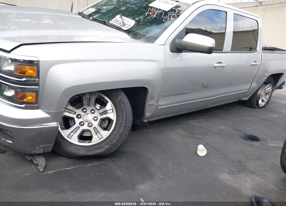 2015 CHEVROLET SILVERADO 1500 VIN: 3GCUKREC9FG512394