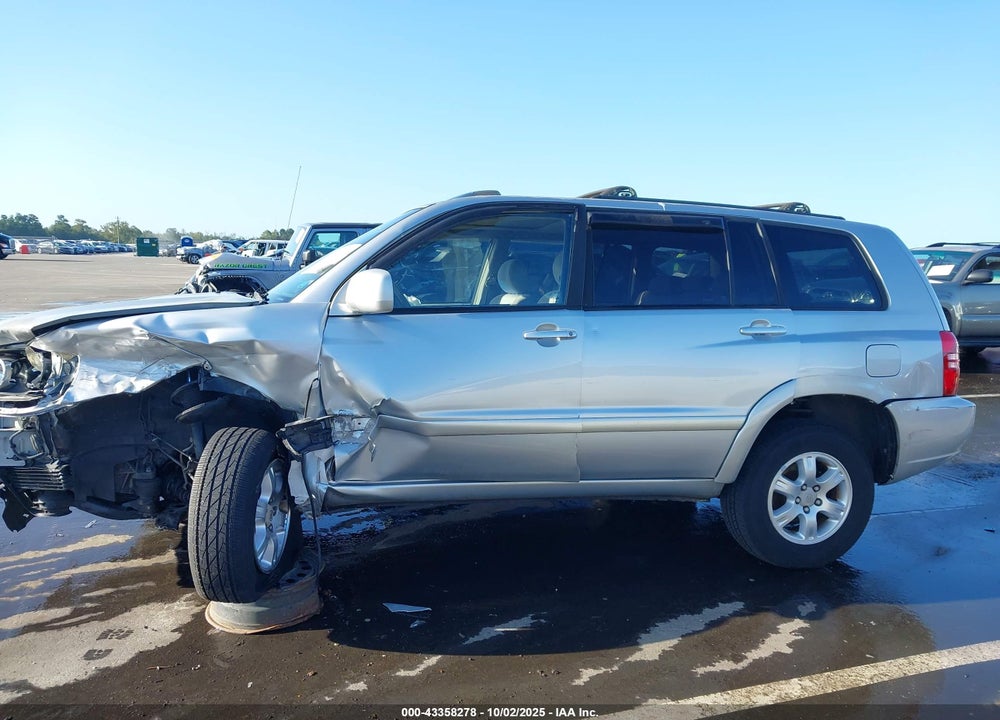 2003 TOYOTA HIGHLANDER V6 VIN: JTEGF21AX30075160