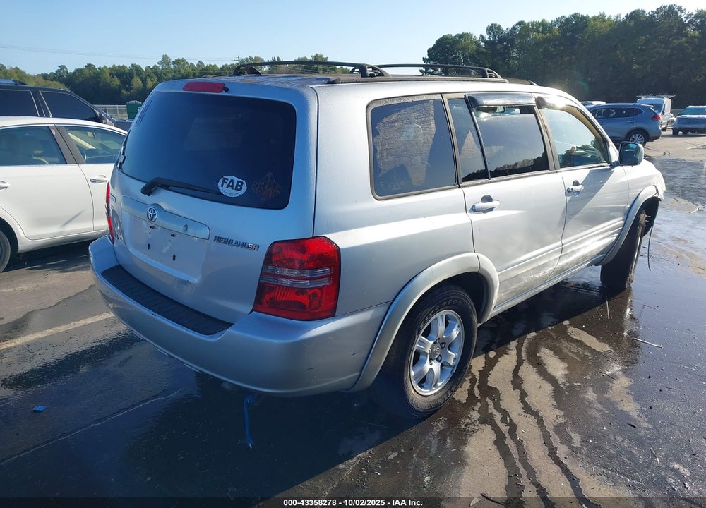 2003 TOYOTA HIGHLANDER V6 VIN: JTEGF21AX30075160