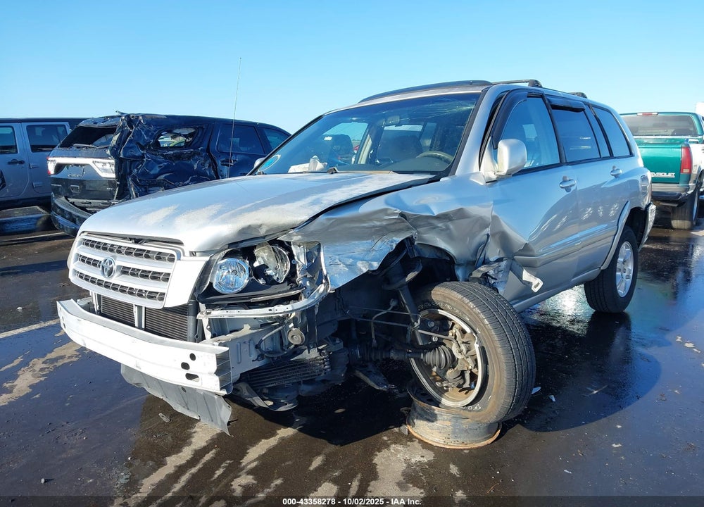 2003 TOYOTA HIGHLANDER V6 VIN: JTEGF21AX30075160