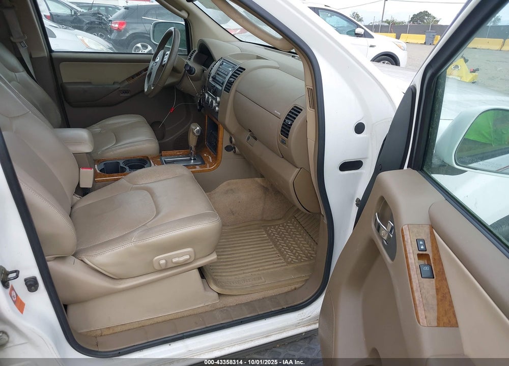 2007 NISSAN PATHFINDER LE VIN: 5N1AR18U57C622413