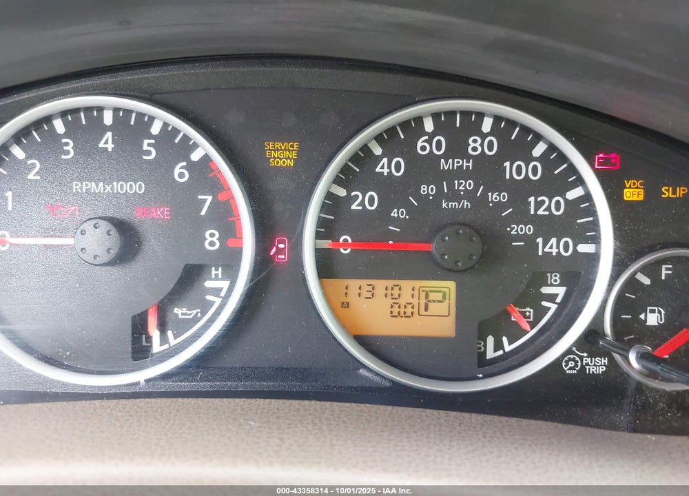 2007 NISSAN PATHFINDER LE VIN: 5N1AR18U57C622413