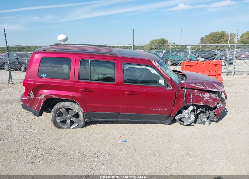 2015 JEEP PATRIOT VIN: 1C4NJPFA9FD179278