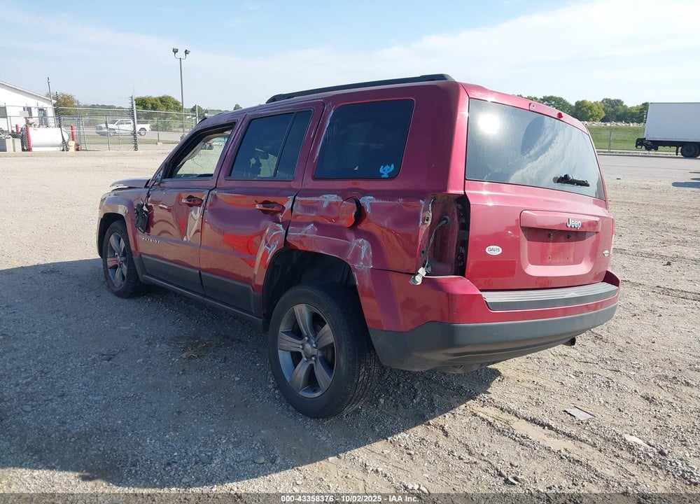 2015 JEEP PATRIOT VIN: 1C4NJPFA9FD179278