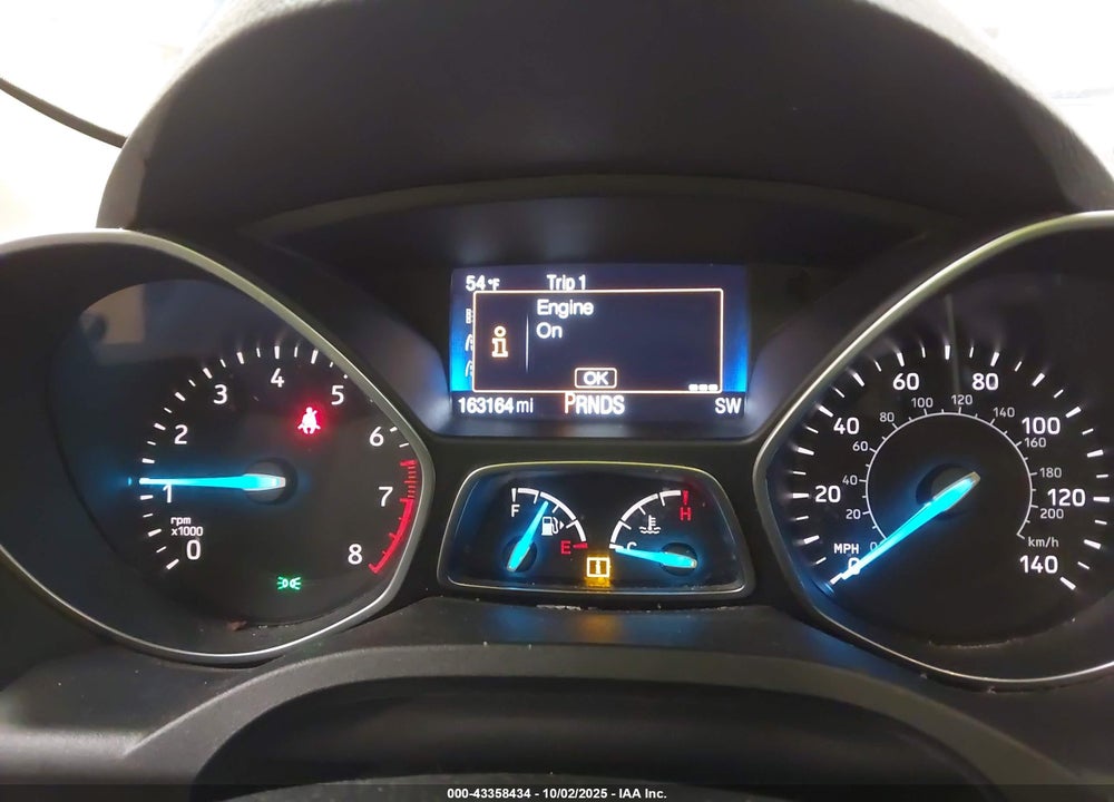 2017 FORD ESCAPE S VIN: 1FMCU0F73HUA44399