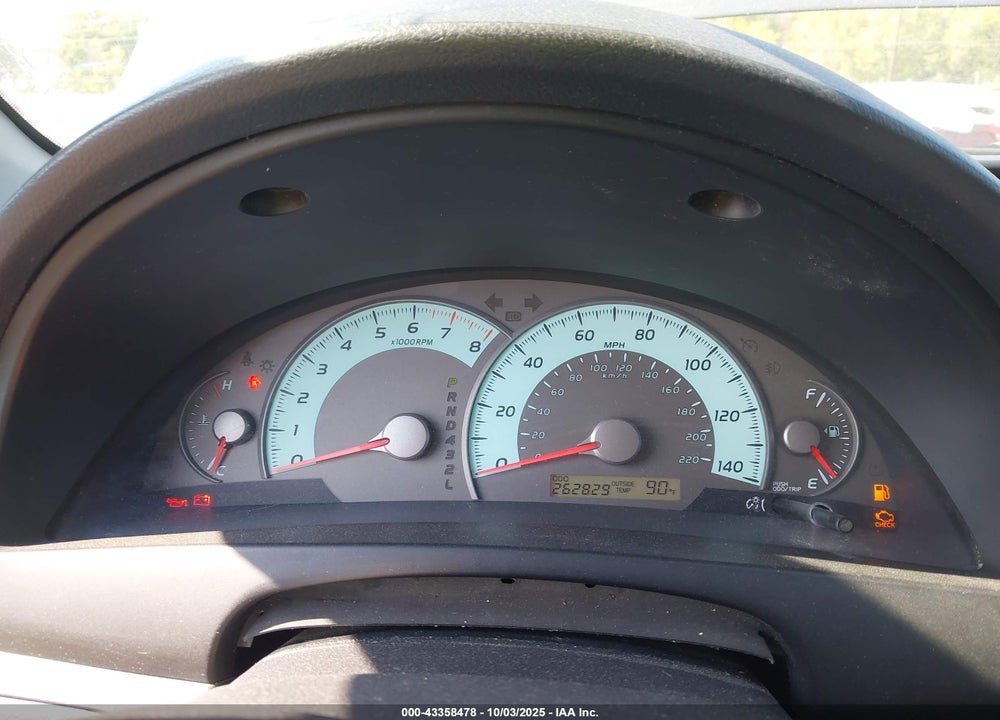 2007 TOYOTA CAMRY VIN: 4T1BE46K87U590585