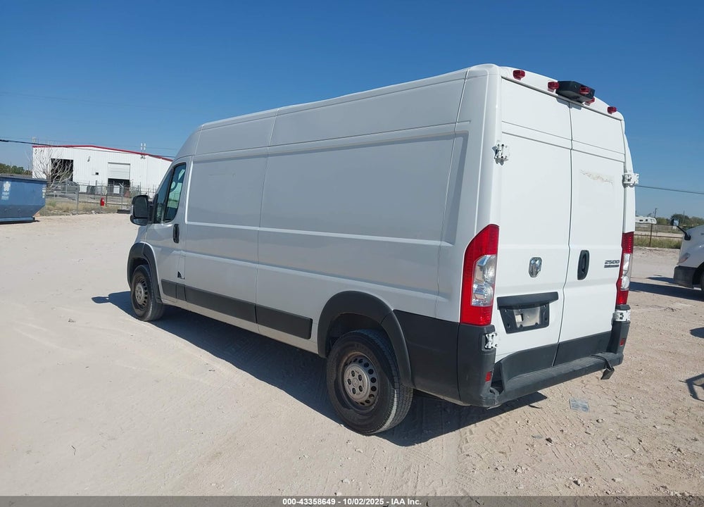 2024 RAM PROMASTER 2500 TRADESMAN HIGH ROOF 159 WB W/PASS SEAT VIN: 3C6LRVDG1RE132154