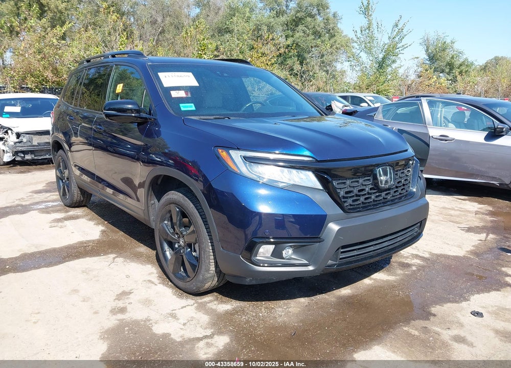 2021 HONDA PASSPORT AWD ELITE VIN: 5FNYF8H06MB029515