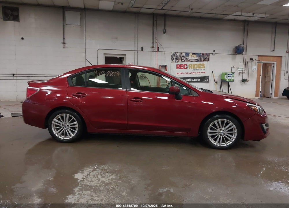 2016 SUBARU IMPREZA VIN: JF1GJAF64GH002865