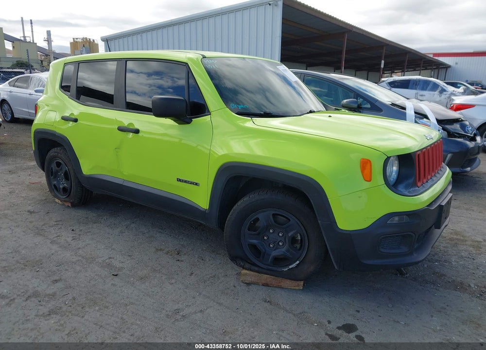 2018 JEEP RENEGADE VIN: ZACCJAAB8JPH07777