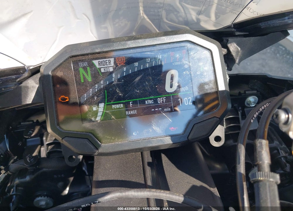 2025 KAWASAKI ZX636 K VIN: JKBZXJK17SA011238
