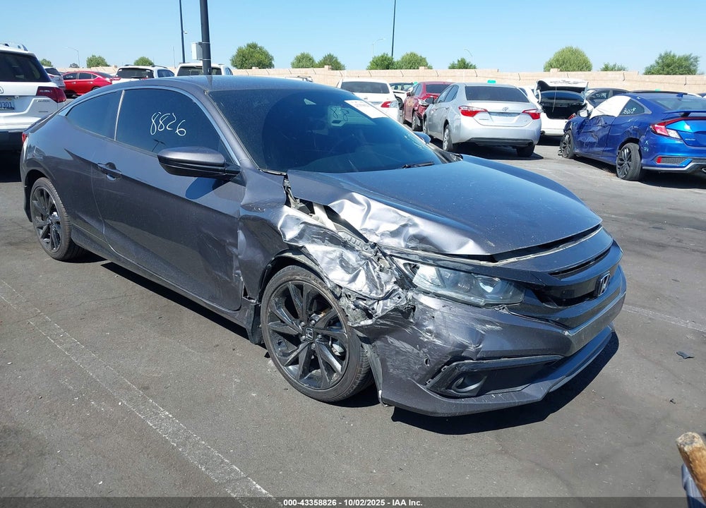 2019 HONDA CIVIC SPORT VIN: 2HGFC4B87KH307919