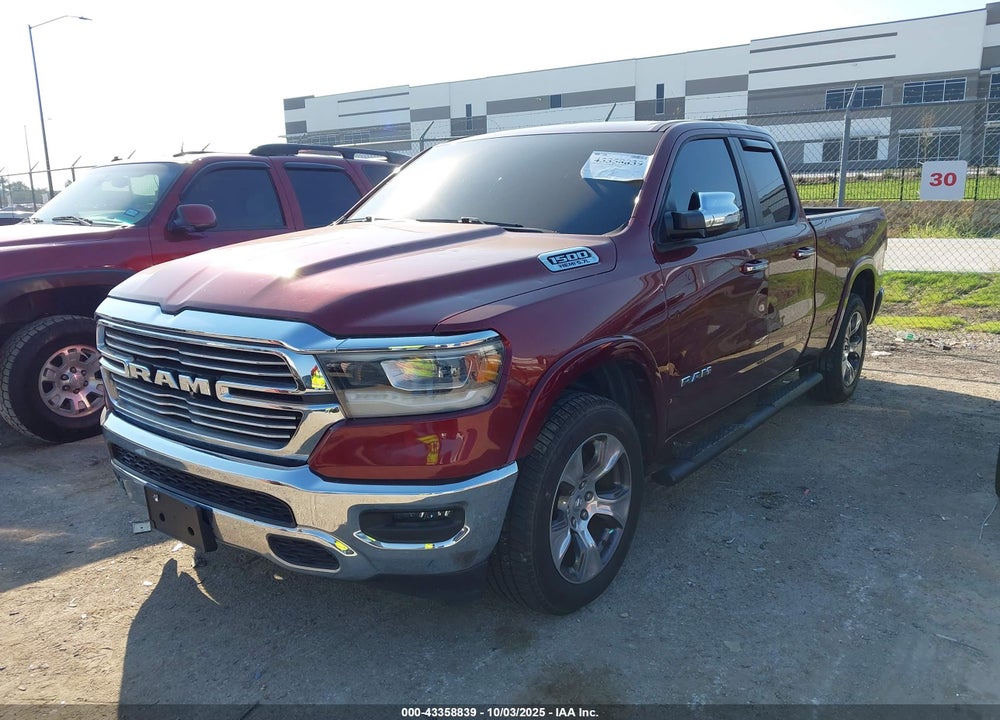2019 RAM 1500 LAIE  4X4 6'4 BOX VIN: 1C6SRFDT8KN797245