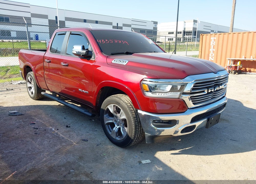 2019 RAM 1500 LAIE  4X4 6'4 BOX VIN: 1C6SRFDT8KN797245