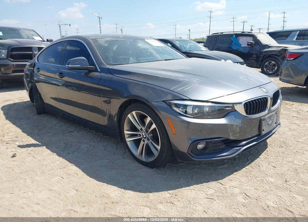 2018 BMW 430I GRAN COUPE VIN: WBA4J1C55JBM10324
