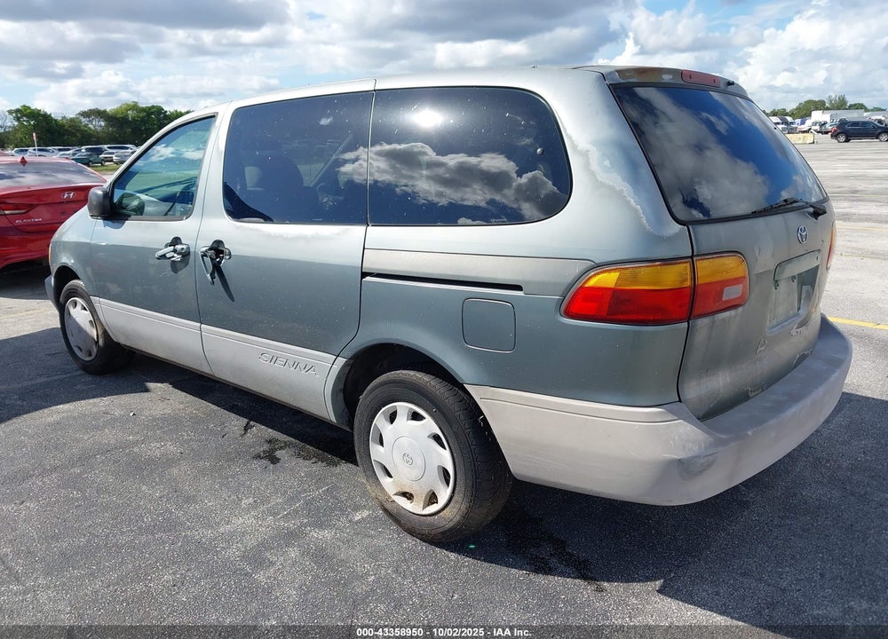 1998 TOYOTA SIENNA VIN: 4T3ZF13C2WU083596