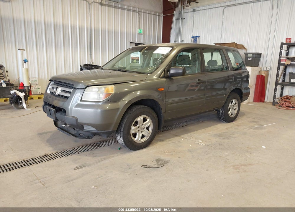 2007 HONDA PILOT VIN: 2HKYF181X7H500636