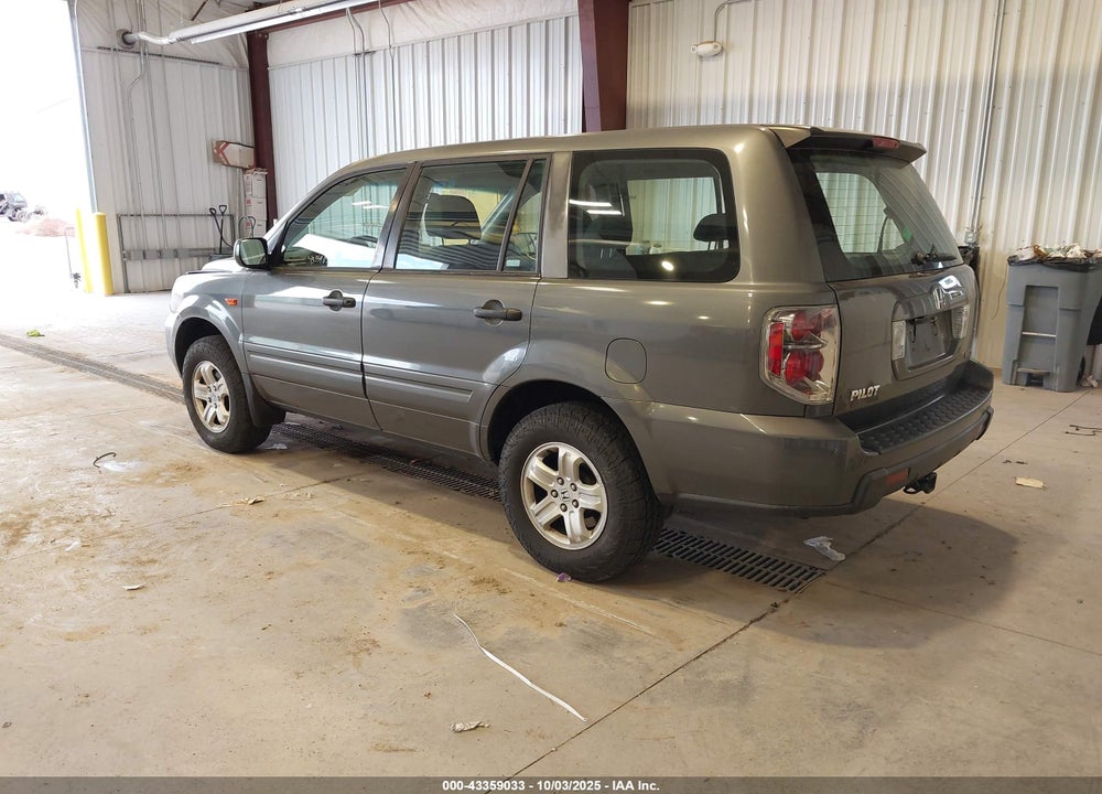2007 HONDA PILOT VIN: 2HKYF181X7H500636