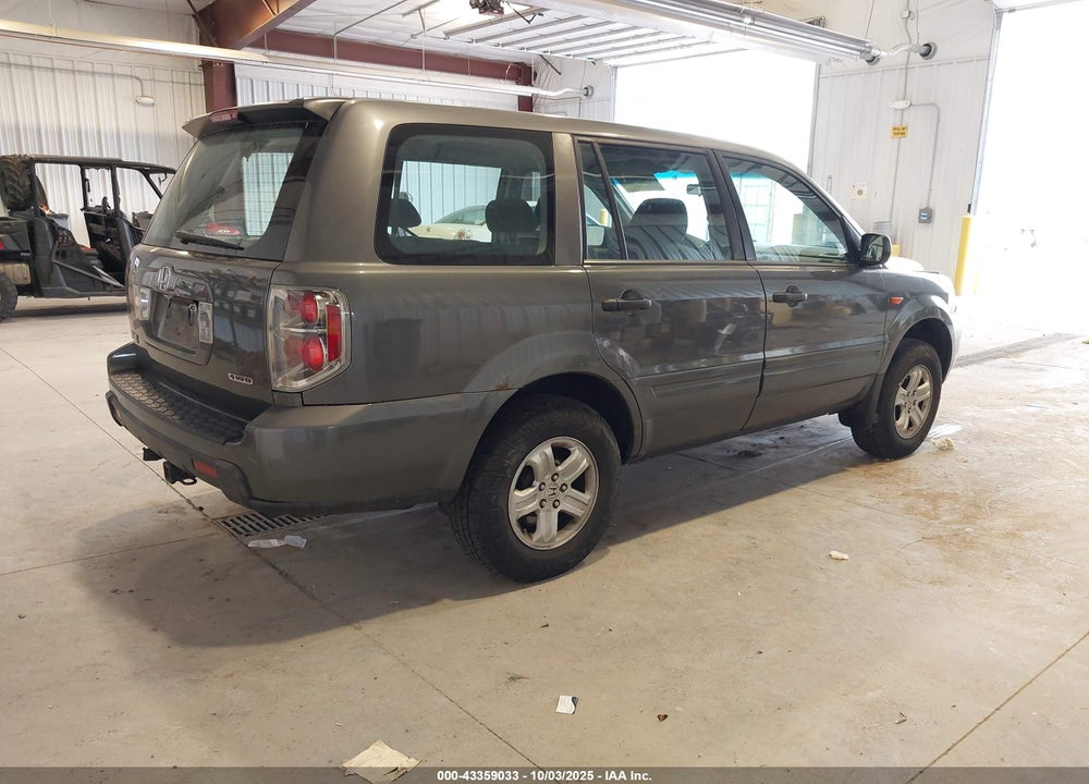 2007 HONDA PILOT VIN: 2HKYF181X7H500636