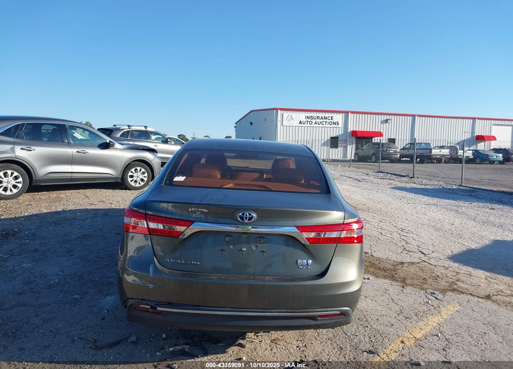 2014 TOYOTA AVALON HYBRID XLE PREMIUM VIN: 4T1BD1EB5EU033603
